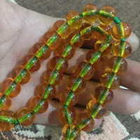 تسبیح سندلوس عسلی نباتی نخ نما خشک کلکسیونی|جواهرات|کرمانشاه, |دیوار