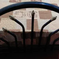 تخت فلزی صورمه ای یک نفره بدون تشک|تخت و سرویس خواب|بروجن, |دیوار