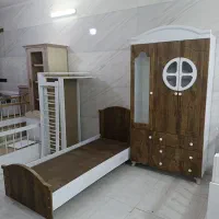 سرویس خواب سیسمونی کودک کمد سه درب تخت نوجوان