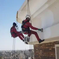 تعمیرات نما پیچ ورولپلاک رنگ طناب راپل ارتفاع نانو|خدمات پیشه و مهارت|قم, انسجام|دیوار