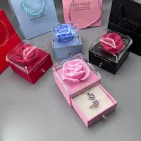 نیم ست انگشتر و گوشواره و مدال نقره دخترانه