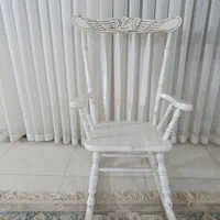 صندلی راک چوبی