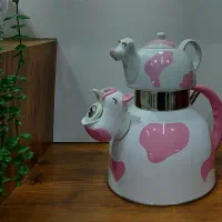 کتری قوری چدن مدل گاوی