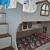 تخت خواب دو طبقه|تخت و سرویس خواب|نیک شهر, |دیوار