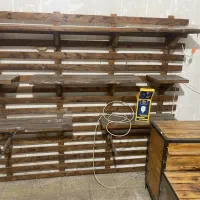 دکور چوبی|کتابخانه، شلف، قفسه‌های دیواری|تربت‌حیدریه, شهرک ولیعصر|دیوار