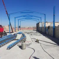 پوشش سقف شیبدار اجرای سقف سبک اسکلت و خرده کاری