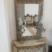 اینه و شمعدان برنز