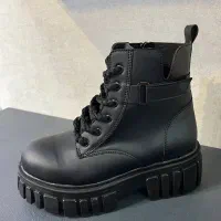 نیمبوت پوتین نیم بوت کفش لژدار اسپرت مشکی زنانه|کیف، کفش، کمربند|تبریز, |دیوار