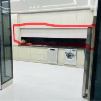 درب وکیوم کابینت آشپزخانه و کافی بار