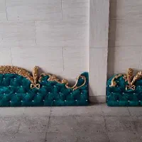 ۲ عدد تاج پرده ، قاب پرده ، کتیبه پرده