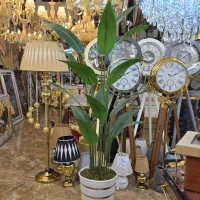 درخچه مصنوعی پرنده بهشتی برگ پهن گل مصنوعی