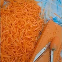 خورد کردن هویج و سبزی