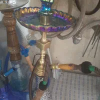 قلیون برنجی لوله مسی و قلیون برنجی معمولی