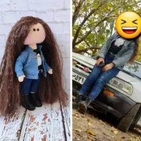تبدل عکس ب عروسک
