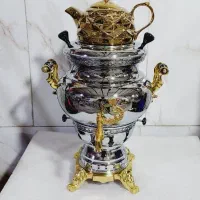 سماور سه گاره/سماورتمام برنجی/سماور رو گازی/سماور|سماور، چای‌ساز، قهوه‌ساز|مشهد, سیس‌آباد|دیوار