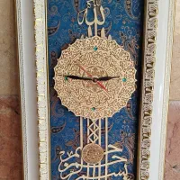 ساعت چوبی مذهبی منبت کاری