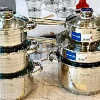 سرویس قابلمه 16پارچه کرکماز استیل