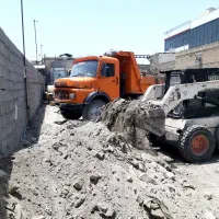 خاکبرداری با بابکت و کامیون هشتن