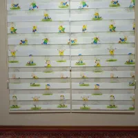 پرده زبرا اتاق خواب بچه|پرده، رانر، رومیزی|گنبد کاووس, |دیوار