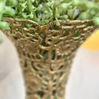 گلدان برنز|گل مصنوعی|اشتهارد, |دیوار