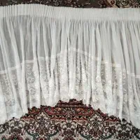 پرده حریر سفید