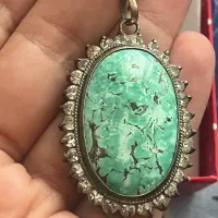 گردنبند فیروزه نمادار سنگ درشت|جواهرات|تهران, گیشا|دیوار