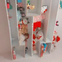 کتابخانه و جا عروسکی|کتابخانه، شلف، قفسه‌های دیواری|نیشابور, میدون بار|دیوار