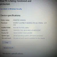 لپ تاپ HP zbook 15 G3|رایانه همراه|بندرعباس, |دیوار