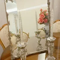 آینه و شمعدان نقره