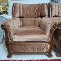 فروش دو دست مبل استیل و راحتی