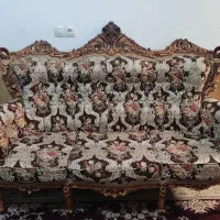 مبل سلطنتی نه نفره سالم|مبلمان خانگی و میز عسلی|شیراز, شهرک مطهری|دیوار