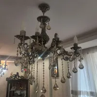 دو عدد لوستر ۳ شاخ در حد نو|لوستر و چراغ آویز|کرمان, |دیوار