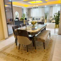 میز و صندلی ۸نفره|میز و صندلی غذاخوری|قم, سالاریه|دیوار