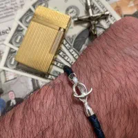 دستبند نقره امگا اکبند