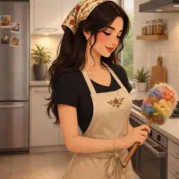 خانم برای امور منزل شبانه روزی با اسکان در منزل