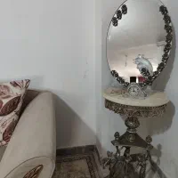 آیینه و شمعدان نقره ای|بوفه، ویترین، کنسول|کرج, حسن آباد|دیوار