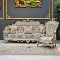 مبل کلاسیک گلایل نه نفره|مبلمان خانگی و میز عسلی|ورامین, ورامین|دیوار