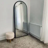 آینه فلزی گنبدی ساده