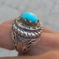 انگشترفیروزه نیشابور سنگ خام