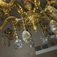 لوستر برنز|لوستر و چراغ آویز|تبریز, |دیوار