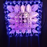 لوستر کریستالی صفحه استیل 60*60 داخل کارتن