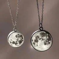 گردنبند ماه شبتاب رزینی