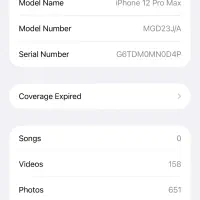 آیفون ۱۲ پرومکس بسیار تمیز و کم کار|موبایل|مشهد, خرمشهر|دیوار