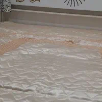 تخت  دونفره با  تشک  طبی  در حد  نو