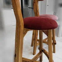 چهار جفت صندلی چوب راش|صندلی و نیمکت|کرمان, |دیوار