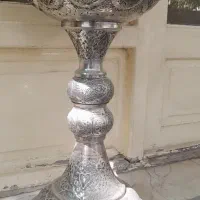 سنگاب قلمزنی نقره قلم کنار مبلمانی ۵۰ درصد تخفیف|کلکسیون اشیاء عتیقه|اصفهان, خواجو|دیوار