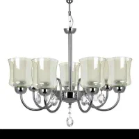 لوستر ۷شاخه بدنه فلزی در حد نو