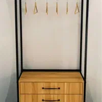 کد ۱۷۱/ریل کشو و جا رگال/پروفیل ذغالی|جاکفشی، کمد، دراور|ارومیه, |دیوار