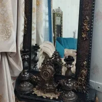 میز تلویزیون ، آینه و شمعدان،ویترین|بوفه، ویترین، کنسول|ایوانکی, |دیوار