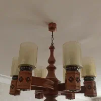 لوستر چوبی|لوستر و چراغ آویز|قزوین, |دیوار